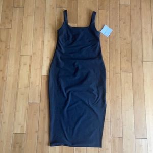 Beyond Yoga black gray dress
